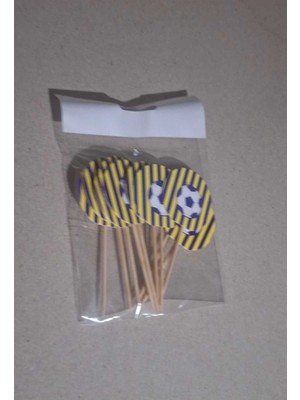 10 Adet Top Desenli Kürdan