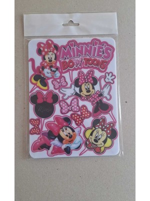 Karakterli Pasta Süsü Minnie Mouse Doğum Günü Pasta Üzeri Süs