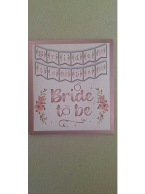 Bride To Be Yazı Flama, Bekarlığa Veda Partisi Banner Süs