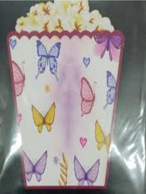 Genel Tedarik Mutlu Anılar Parti Evi Kelebekli Mısır Kutusu