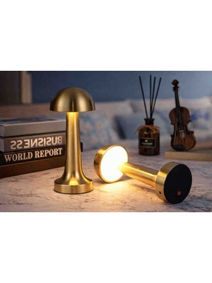 Cata Lizbon Dokunmatik Şarjlı Masa Lambası Dimmerli 3 Renk