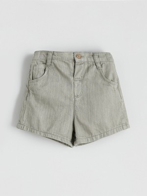 Lc Waikiki Yeni Sezon Beli Lastikli Kız Bebek Şort