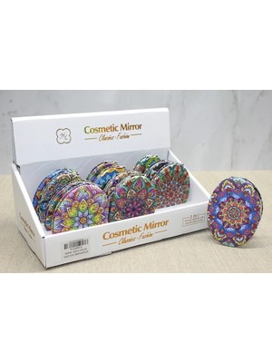 Epilons Taşlı El Aynası Oval Ince Model 3