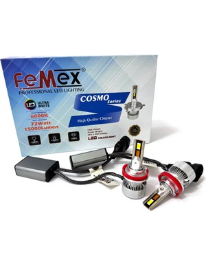Özgürce Yüksek Parlaklık LED Xenon 15.000 Lumen Cosmo H9 Csp Chipset