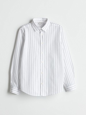 Lc Waikiki Yeni Sezon Uzun Kollu Çizgili Erkek Çocuk Gömlek