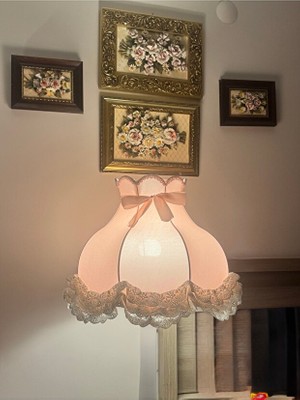 Luluavizem Sinem Semiz Luluavizem Patentli Bebek Çocuk Genç Yatak Odası Elde Yıkanabilir Başlıklı Lambader Lamba