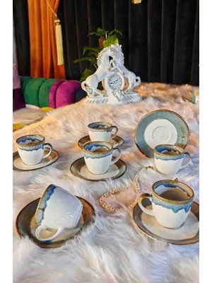 Özlife sihir seramik kahve fincan takımı