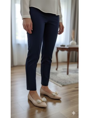 Kindep Taş Detaylı Günlük Kadın Babet Bej