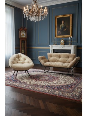 AVYNA Imperıa™ Signature Living Set Premium Tekli Koltuk Berjer + Yataklı Ikili Koltuk Takımı