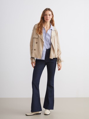 Lc Waikiki Yeni Sezon Flare Kadın Jean Pantolon