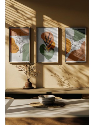 Sensei Sticker 3D Kanvas Tablo - Yüksek Kalite - Kalın Çıta - 3 Set