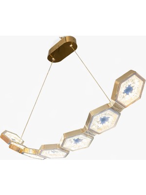 Noya Lighting Avize - Sarkıt Avize - Lüks Avize Modelleri - Modern Avize - LED Avize - Ledli Şık Avize - 80CM