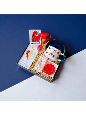 Marmori 💙❤️ Ayıcık & Kalp Temalı Özel Hediye Seti ❤️💙