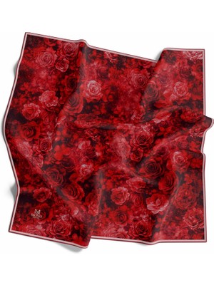 İpekal Ipekal Organik Eşarp Gül Desenli 1002-14