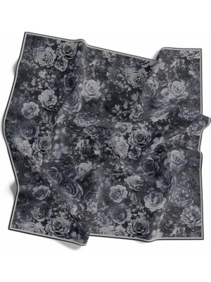 İpekal Ipekal Organik Eşarp Gül Desenli 1002-10