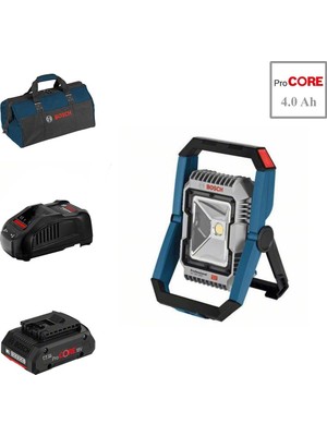 Bosch Yüksek Güçlü 18V 1900 Lümen Projektör ve Bez Çanta Seti