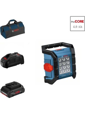 Bosch 18V-1200 C Procore Akülü Projectör, Bez Çanta ile Kullanım Kolaylığı