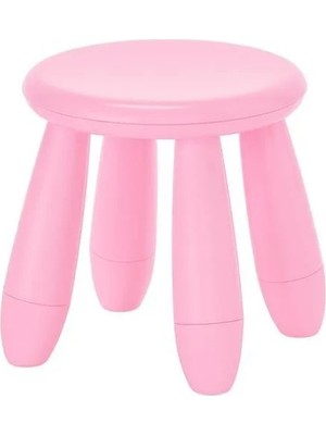 Ikea Mammut Pembe Çocuk Taburesi