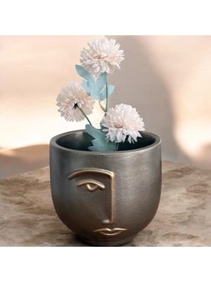 Uzman Ticaret Yarım Yüz Mostura Vazo