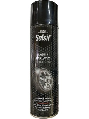 Selsil Lastik Parlatıcı Sprey 500 ml