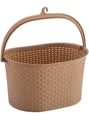 Hediye Bahçesi Hasır Görünümlü Mandal Sepeti