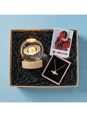 Marmori Satürn Işıltısı – Özel Hediye Seti