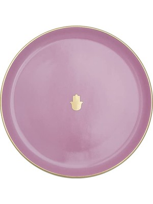 Hepta Collection Glamorous Pembe Düz Tabak, 20 cm