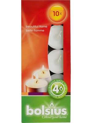 Hepta Collection Tealight, Yumuşak Ateşli, Dumansız, Paketli, Yanma Süresi 4 Saat, Dekoratif Ev Mumları, Beyaz, Doğal