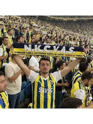 Direkstoktan Fenerbahçe Atkısı N.k.c.v.a.s / Nkcvas Fenerbahçe Taraftar Atkısı