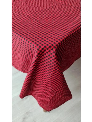 Hepta Collection Defnelam Piknik Örtüsü Sofra Bezi 170X170 cm (Koyu Kırmızı)
