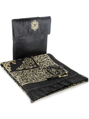 Hepta Collection Ihvan Online Şantuk Keseli Seccade (Siyah)