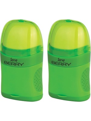 Hepta Collection Serve Sılgılı Kalemtıras Yesıl 2lı Set