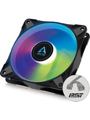Delixa Arctıc P12 Pwm Pst A-Rgb - 120 mm Pwm Kasa Fanı, Statik Basınç Için Optimize Edilmiştir, Kasa Fanı,