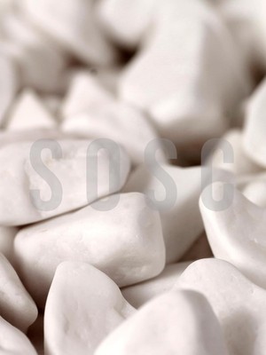 Delixa Beyaz Çakıl Taşı Dolomit Taşı Bahçe Süsü Akvaryum Taşı Dere Çakıl Taşı 1-2 cm 1 kg