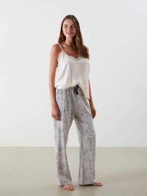 Lc Waikiki Yeni Sezon Beli Lastikli Desenli Kadın Pijama Altı