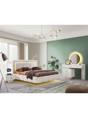 Aydınev Barcelona Mdf Bazalı Karyola ve Başlık