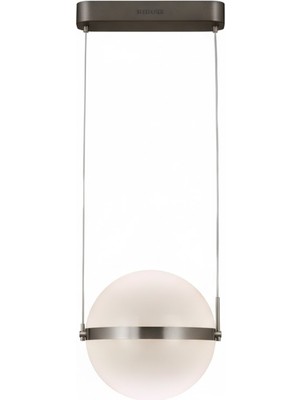 Noya Lighting Tekli Sarkıt Avize - LED Avize - Ledli Avize - Yuvarlak Camlı Avize Cam Avize - 40CM