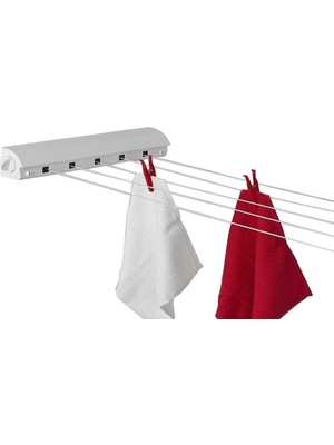 Delixa Geras Beyaz Çamaşır Askısı M-B23-01