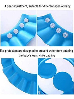 Esranın Dünyası Bebek Banyo Şapkası Mavi RSFTA34-ESRDNS