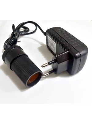 Geseus Yatak Pompa Adaptörü Çakmak Adaptörü Araç Çakmaklık Çevirici Ev Tipi 24W/2A/12V