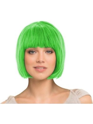 Esranın Dünyası Yeşil Küt Peruk Saç RSFTA34-ESRDNS