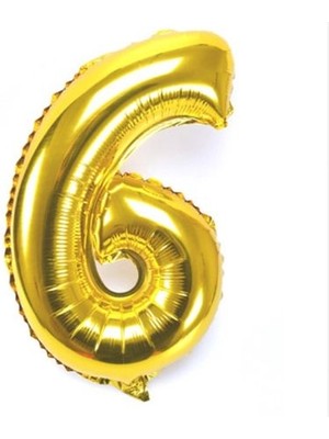 Esranın Dünyası Altın Sarısı Folyo Rakam Balon 1 Metre RSFTA34-ESRDNS