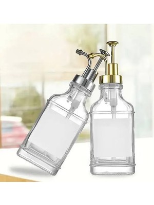 Esranın Dünyası Cam Sıvı Sabunluk Losyonluk Krom RSFTA34-ESRDNS