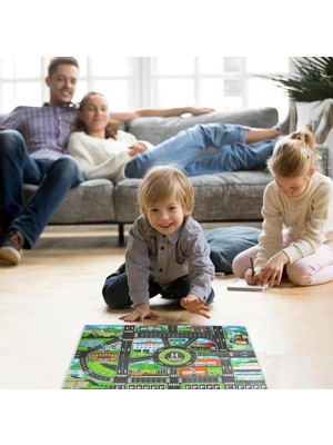 Esranın Dünyası Çocuk Oyun Matı (Mutlu Şehir Hayatı) RSFTA34-ESRDNS