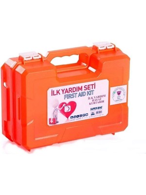 Geseus Ilk Yardım Çantası Araç Ev Ilk Yardım Seti Taşınabilir Ecza Dolabı Içi Boş