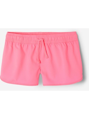 Decathlon Çocuk Deniz Şortu - Neon Pembe - Caro 100