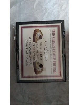 Es Dekor Siyah Kenar Arka Mavi Ekose Ikiz Pasta Minderli Desenli Keyif Tepsi 1 Adet