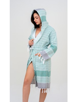 Emillie Mira Havlu Peştemal Bornoz Unisex - % 100 Pamuk