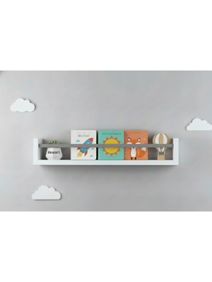Egn Woods 1'li Mdf Baby Room Organizer Çocuk Odası Montessori Eğitici Set Kitaplık Raf Banyo Rafı Shelf 1-Piece Mdf Baby Room , Children's Room Montessori Educational Set, Bookcase Shelf, Bathroom Shelf