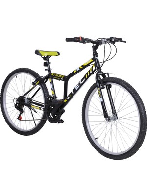 TEC Bisiklet Strong 26 Jant 21 Vites Erkek Dag Bisikleti – Siyah Sarı V-Frenli Celik Kadro & Sportif Tasarim